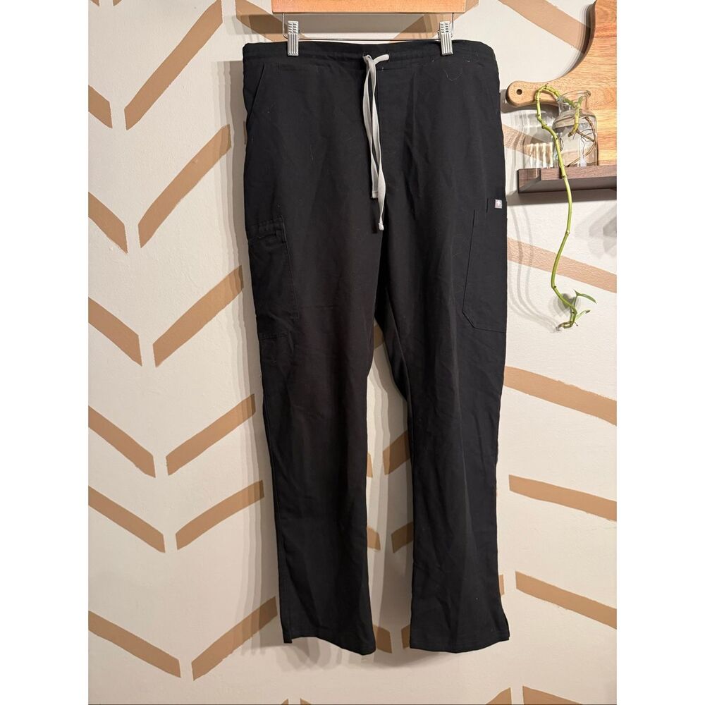 Figs Yola scrub pants black size Large